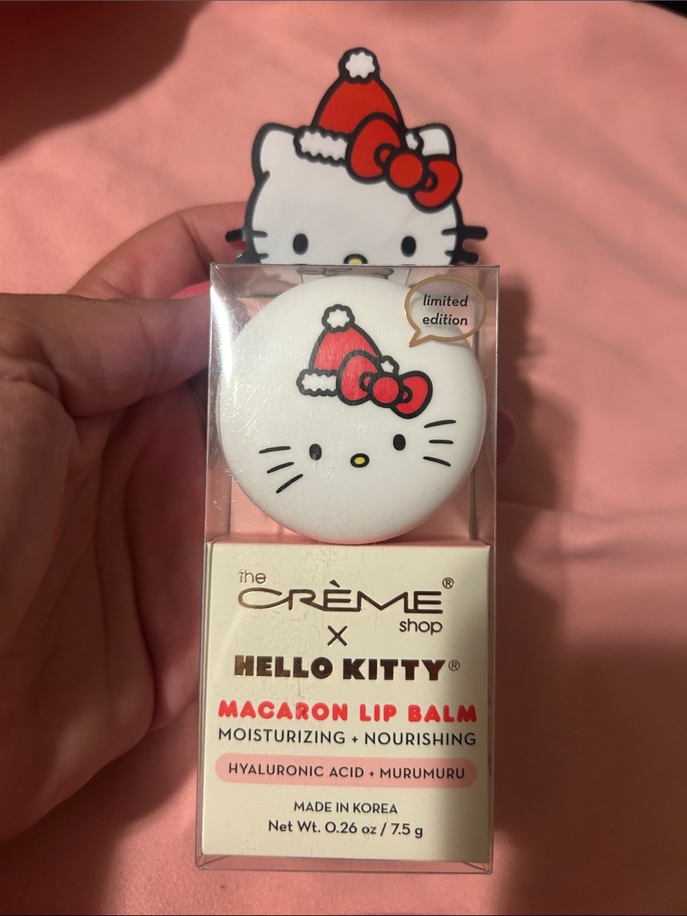 The Crème Shop X Hello Kitty Limited Edition Macaron Lip Balm